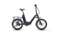 VICTORIA Elektro-Faltrad "FYLGRAN 3" (#1), Unisex, 20", blackberry violett, 5-Gang SHIMANO "Nexus Rücktritt