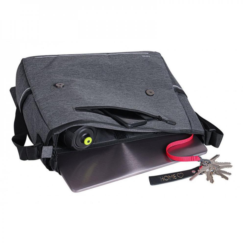 Zefal Gepäckträgertasche Urban Messenger grau 35x30x13cm 11l