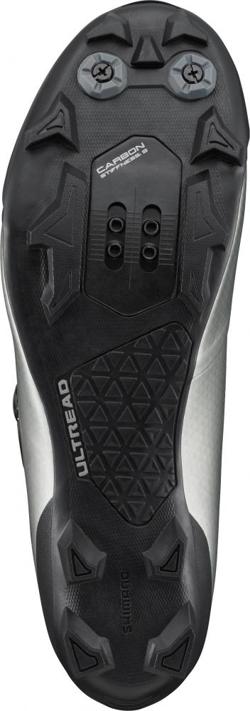 SHIMANO Fahrradschuhe XC703 Herren/Damen MTB SPD Fahrradschuhe Größe 48 breit, Silber