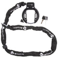 M-WAVE Ringchain Rahmenschloss mit 1500 mm Kette, 63 mm Öffnung und Schlüsseln zur Fahrradsicherung.