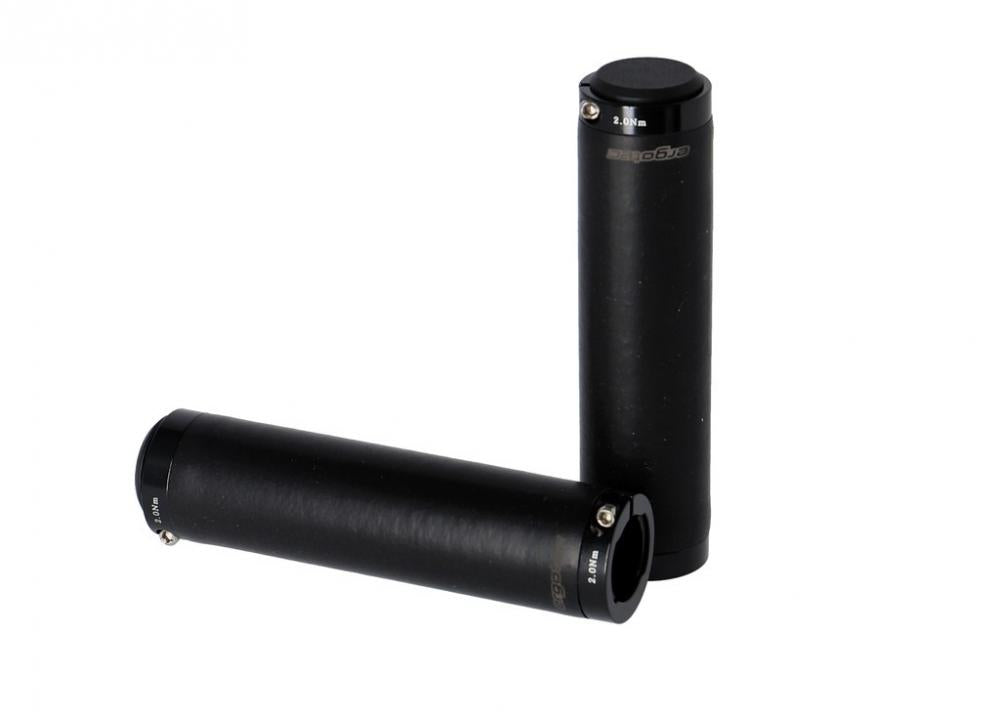 Ergotec MTB-ATB-Griffe Bilbao Silicon/Alu, 130/130mm per Paar schwarz