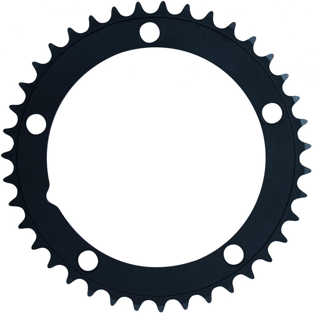 FSA Kettenblatt Aero TT 2x 130 mm x 39 Zähne Schwarz - aerodynamisch optimiert