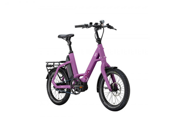 QiO Elektro-Kompaktrad "EINS P-R" Mod. 23, Unisex, 20", dark violet matt, Rohloff 14 G "Speedhub 500/14", 47 cm