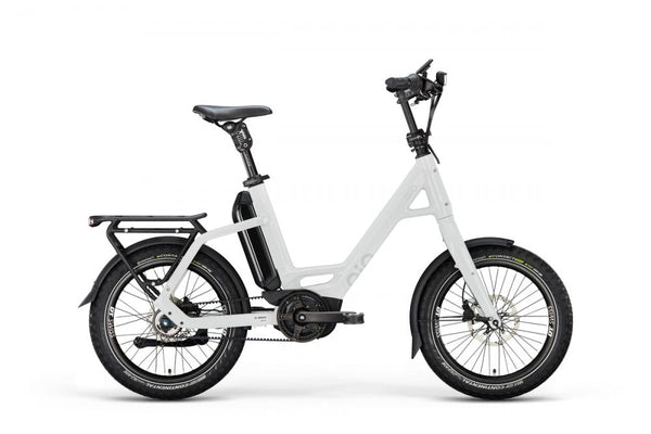 QiO Elektro-Kompaktrad "EINS+ P-5" (#1), Unisex, 20", crystal white, 5-Gang SHIMANO "Nexus" Rücktritt, 48 cm