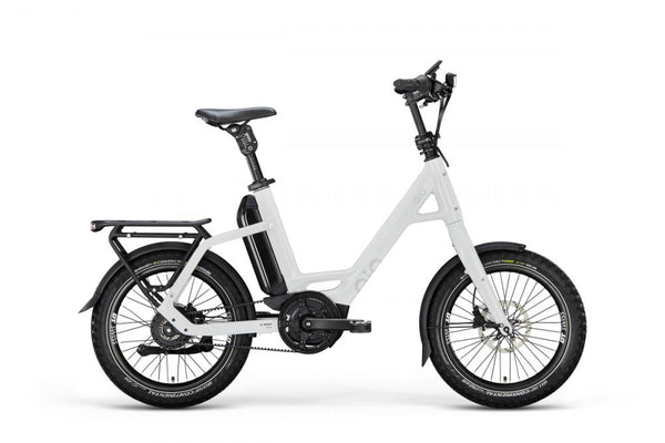 QiO Elektro-Kompaktrad "EINS P-E" (#1), Unisex, 20", crystal white, enviolo "TR", 48 cm