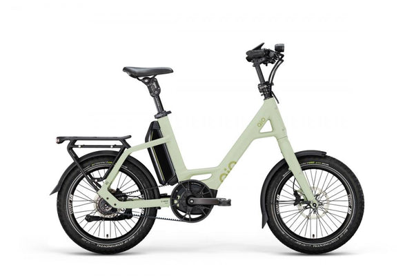 QiO Elektro-Kompaktrad "EINS P-5" (#1), Unisex, 20", light olive matt, 5-Gang SHIMANO "Nexus" Rücktritt, 48 cm