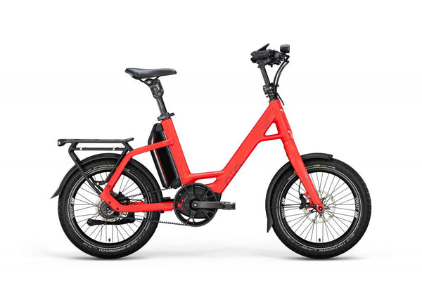 QiO Elektro-Kompaktrad "EINS P-R" (#1), Unisex, 20", imola red matt, Rohloff 14 G "E-14", 48 cm