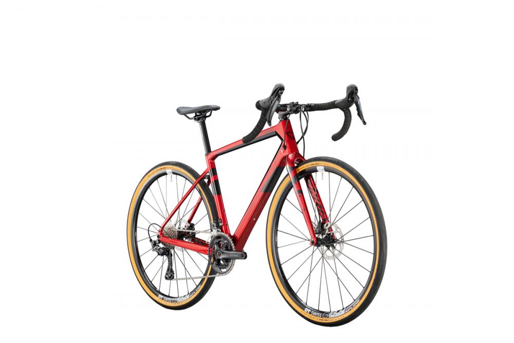 Conway GRV 10.0 Gravelbike - 28 Zoll L 49 cm Diamantrahmen red metallic black 22-Gang Shimano RX810 Mix für dynamische vielseitige Gravelperformance