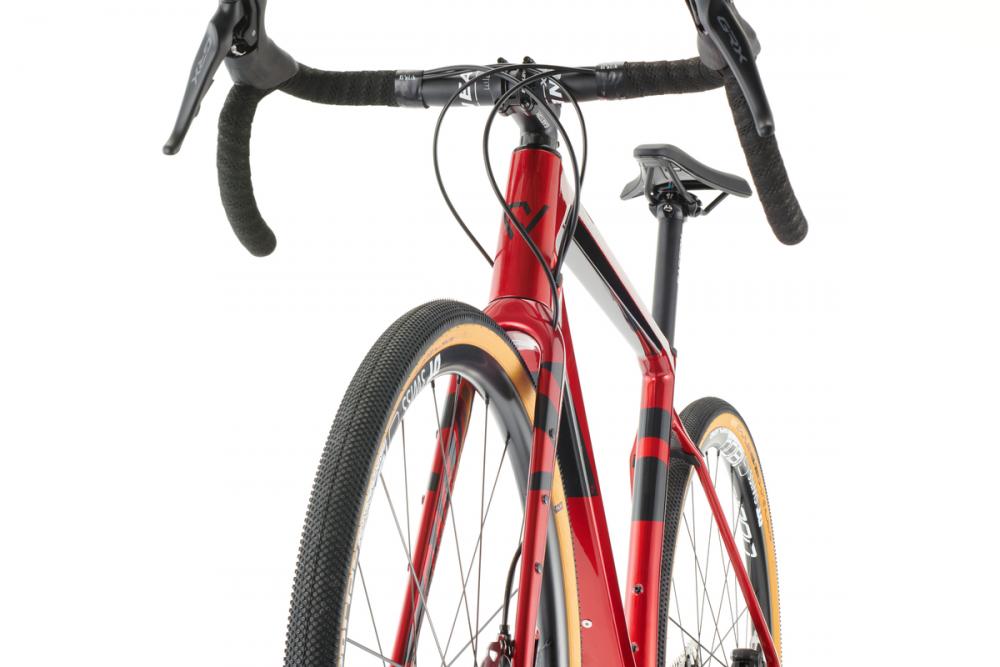 Conway GRV 10.0 Gravelbike - 28 Zoll L 49 cm Diamantrahmen red metallic black 22-Gang Shimano RX810 Mix für dynamische vielseitige Gravelperformance