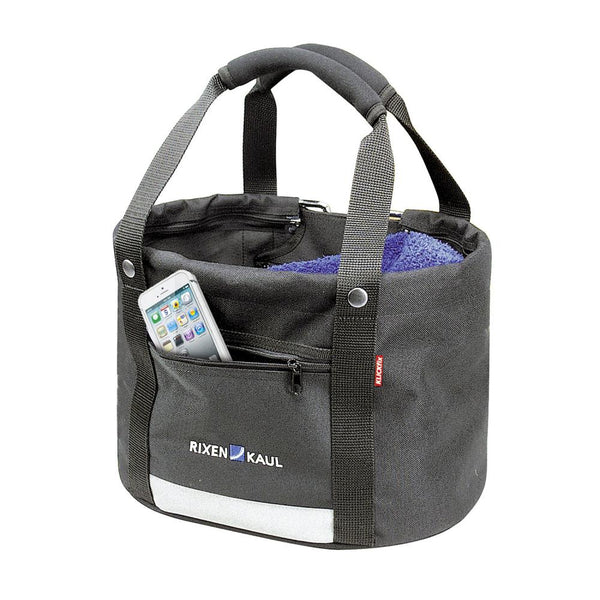 Rixen & Kaul Klickfix Shoppertasche Comfort Mini schwarz H 23 x L 24 x B 32cm 800g Lenkertasche