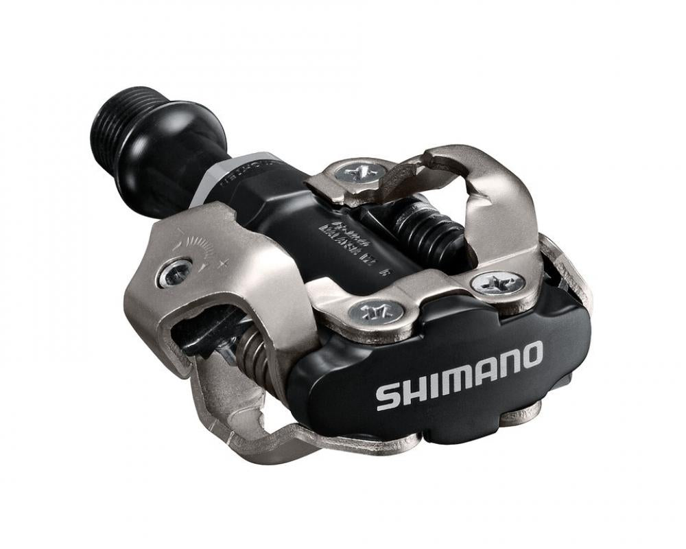 SHIMANO Pedal PD-M540 Schwarz Pedal - offene Konstruktion für Geländeeinsatz