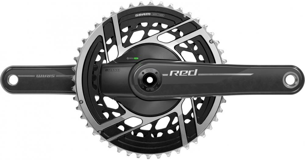 SRAM Kurbelgarnitur Quarq RED E1 170 mm 46-33T - leichte Powermeter-Highend-Kurbel