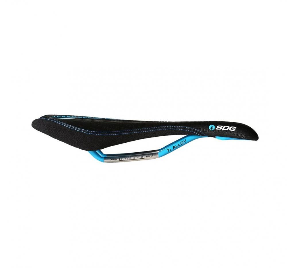 SDG Circuit MTN Sattel Ti-Alloy 7x7mm schwarz-cyan
