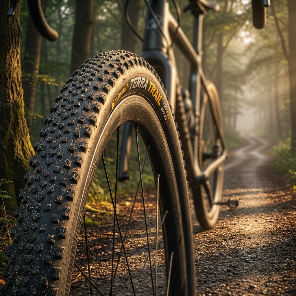 Continental Terra Trail Gravel Reifen 28 Zoll für E-Bikes. Faltbar, TLR, schwarz. Ideal für Abenteuer und Pendeln, pannensicher.