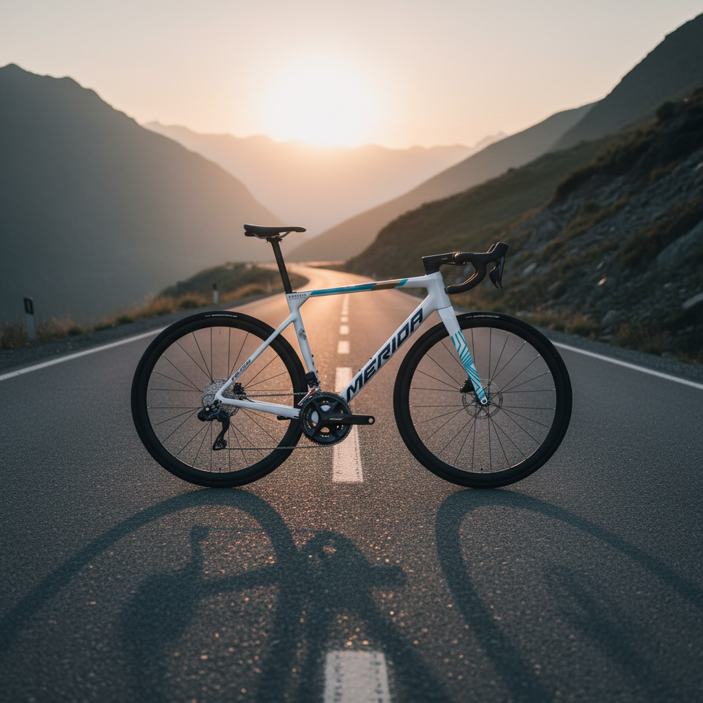 Merida Scultura 5000 Rennrad L pearl blue-team. Carbonrahmen, Shimano 105 Di2 12-fach, Scheibenbremse. Für Training & Wettkampf.