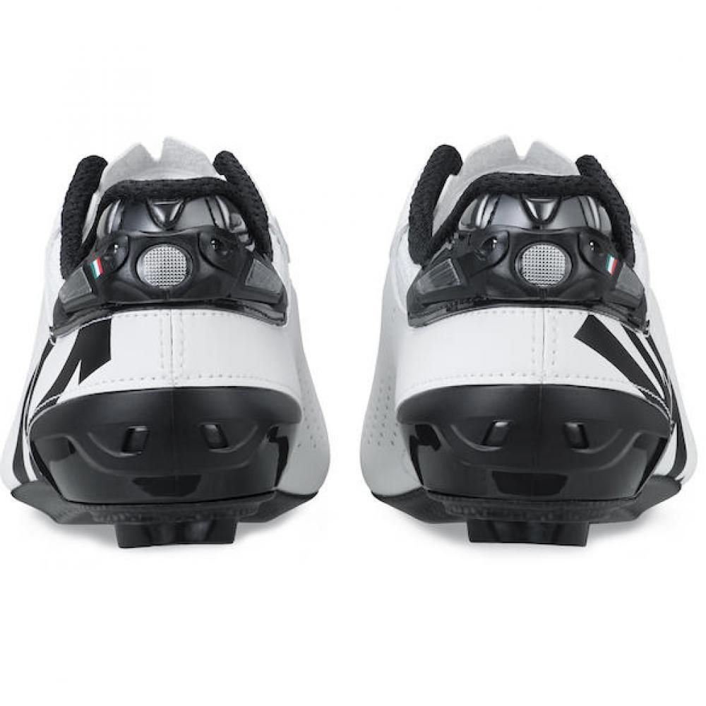 Sidi ROAD Shot 2S white/black 45 Weiß/schwarz - High-Performance Rennradschuh mit Carbonsohle