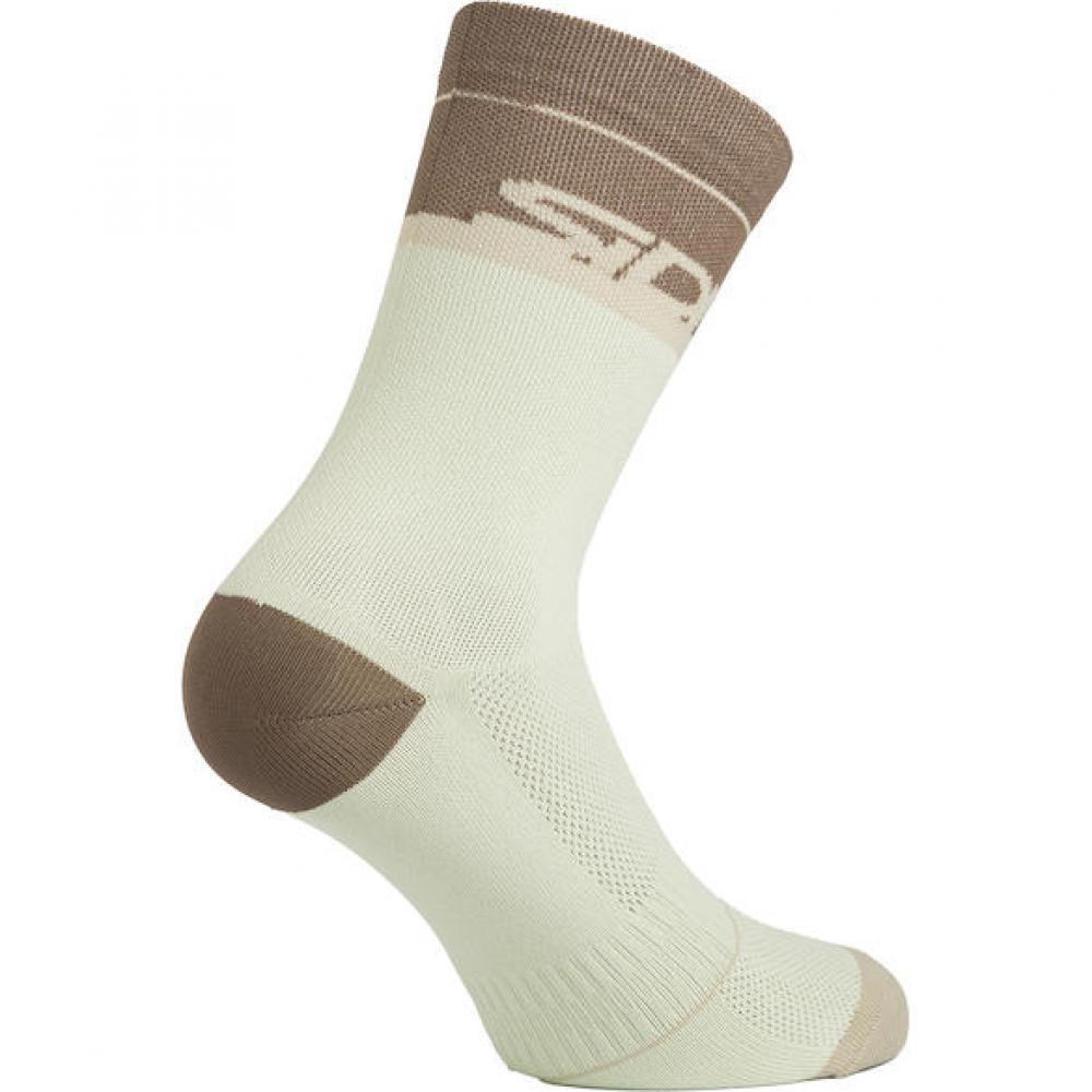 Sidi Socken Viator sand fog green 35-39 - atmungsaktive Radsocken mit Geruchsschutz