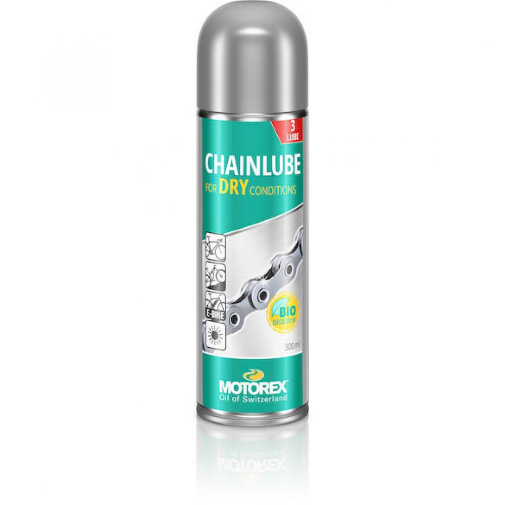Motorex Kettenöl CHAINLUBE DRY Conditions l weis - biologisch abbaubares Kettenöl für trockene Bedingungen