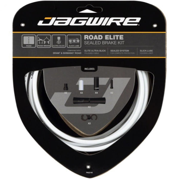 Jagwire Bremszugset Road Elite Sealed Weiß