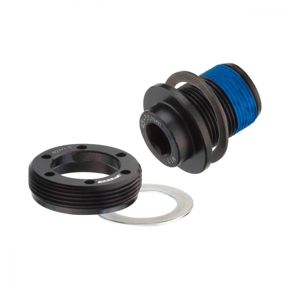 FSA Kurbelschraube QR-19 für SL-K und ENERGY Modular Kurbelgarnituren, selbstextrahierend, M18, Aluminium, Schwarz