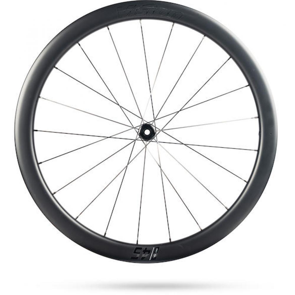 Vision Laufradsatz SC 45 SL Disc 622x23x45 mm Schwarz - leichter Aero-Carbon Laufradsatz