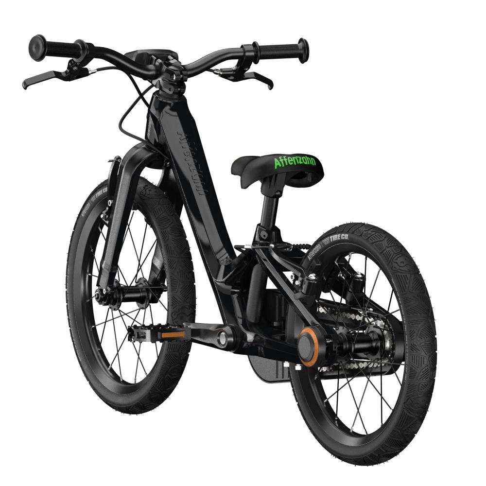 AFFENZAHN Kinderfahrrad Panther Schwarz 16 Zoll