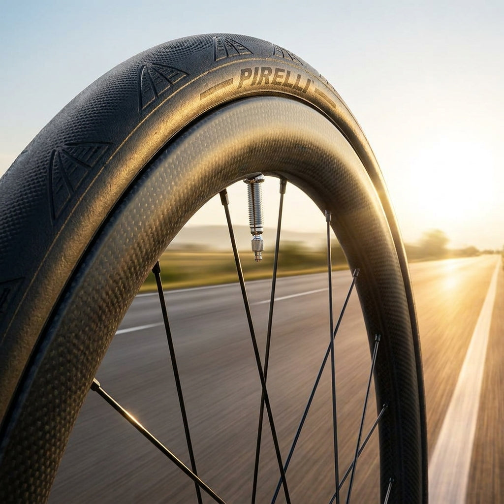 Pirelli SPORTUBE 28" Race Rennradschlauch, schwarz, SV 48 mm. Leicht, pannensicher für 28 Zoll Laufräder. Optimale Performance.