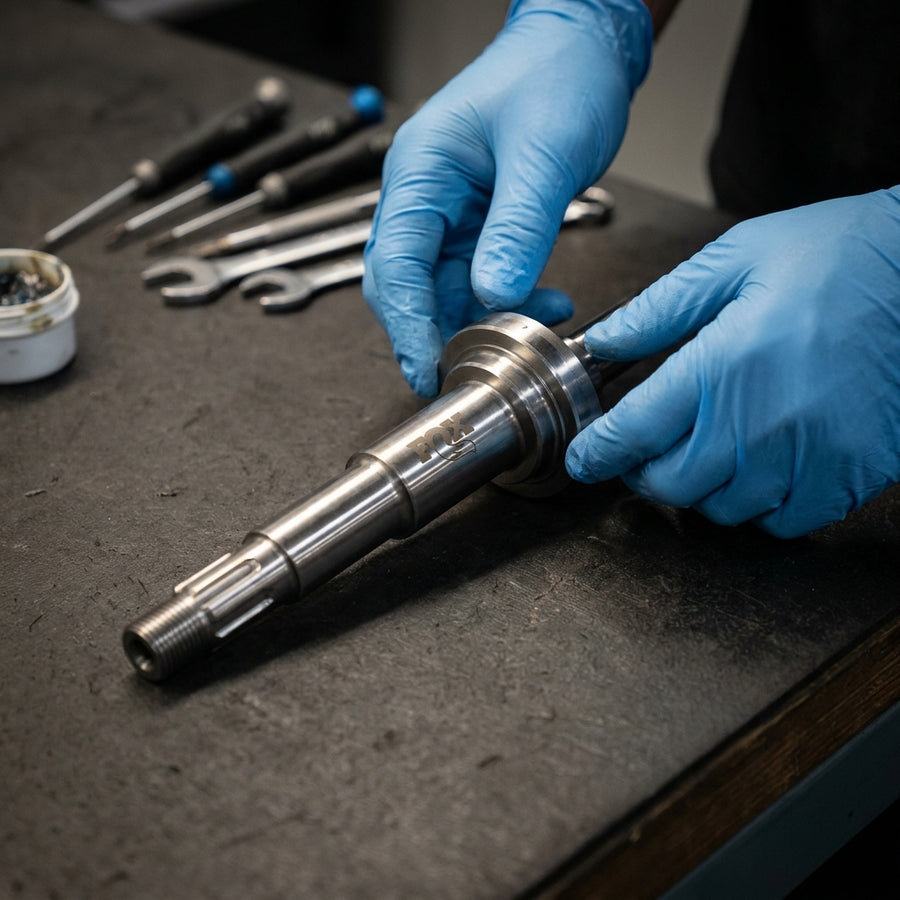FOX Service Set 2025 Transfer Main Shaft Assy 210mm für präzise Sattelstützen Wartung. Originalteile für FOX Dropperposts.