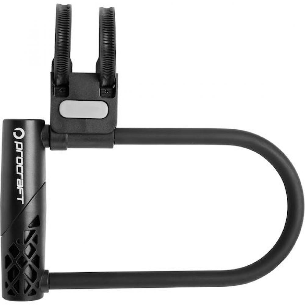 Procraft Bügelschloss Urban Essential 150 mm Schwarz - kompakter Diebstahlschutz