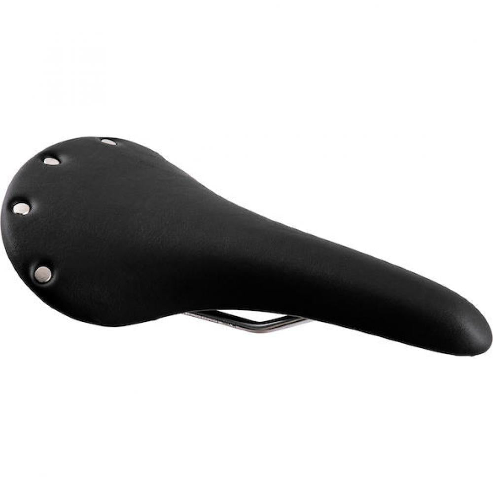 Procraft Sattel Retro II 272 x 153 mm Schwarz - komfortabler Retro-Fahrradsattel