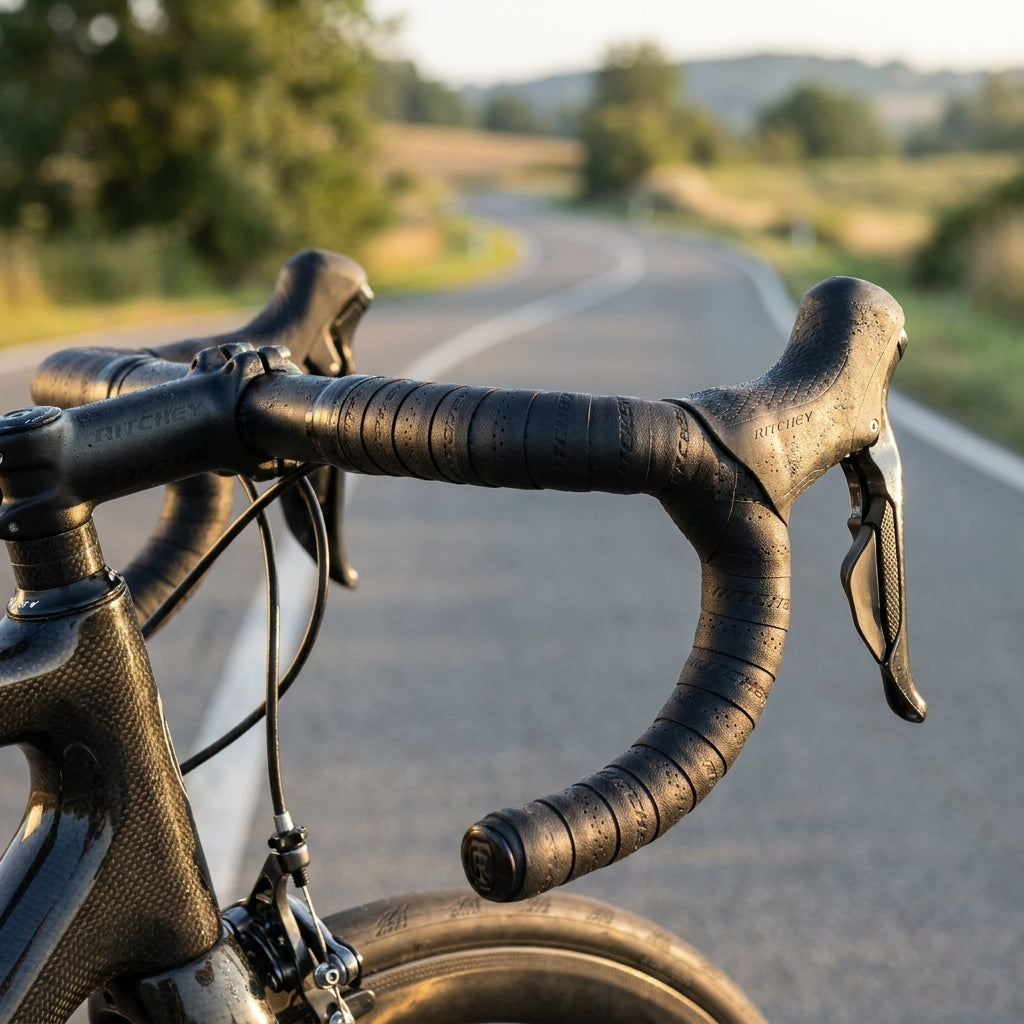 Ritchey WCS Pave Lenkerband schwarz. Gelgedämpft für höchsten Komfort auf Rennrad & Gravelbike. Perfekter Grip.