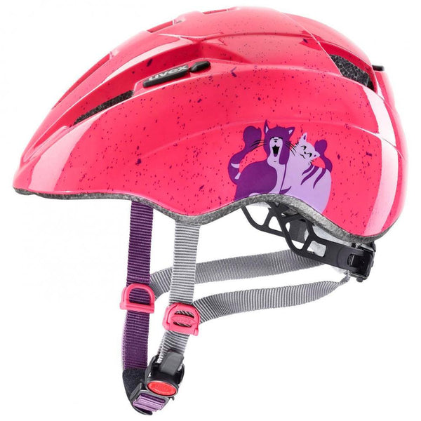 uvex Kid 2 Cats - Kinder Fahrradhelm 46-52 cm, Leichthelm mit Inmould-Technologie