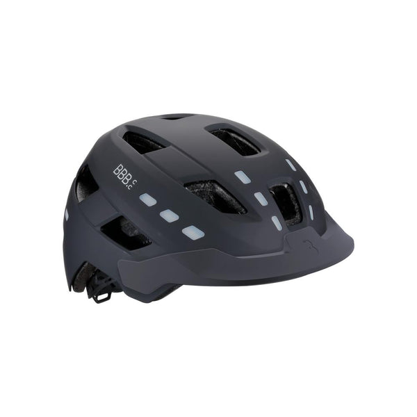 BBB Helme District Led ML 54-60 matt schwarz