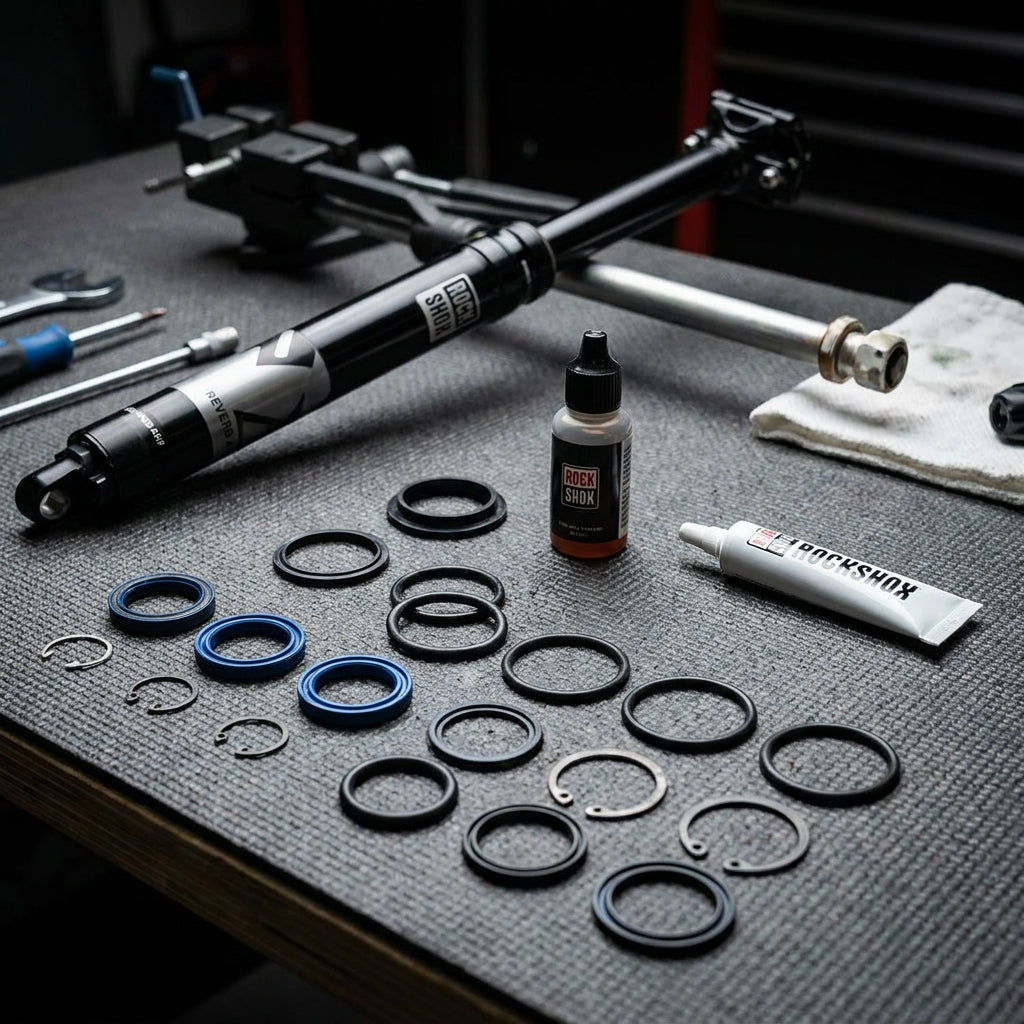 RockShox Reverb AXS B1+ Service Kit. Original Wartungskit für Sattelstütze. Verlängert Lebensdauer, sichert Funktion.