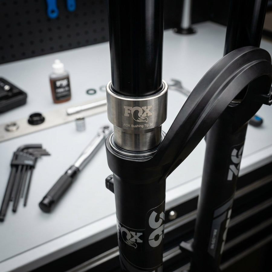FOX Kit Tooling Fork Bushing Install Tip 36 Spezialwerkzeug für präzises Einpressen von Gabelbuchsen in FOX 36 Federgabeln.
