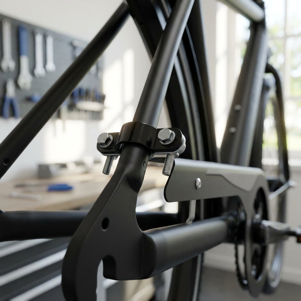 Kettenschutzhalter 980 Hinten - Stahl-halterung Für Alle Hebie Chainguard Modelle - Robust - Adapter