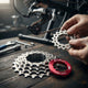 SunRace SPCS10 10-fach Ersatzritzel-Set 11-13-15 Zähne silber inkl. Lockring - kompatibel mit Shimano HG