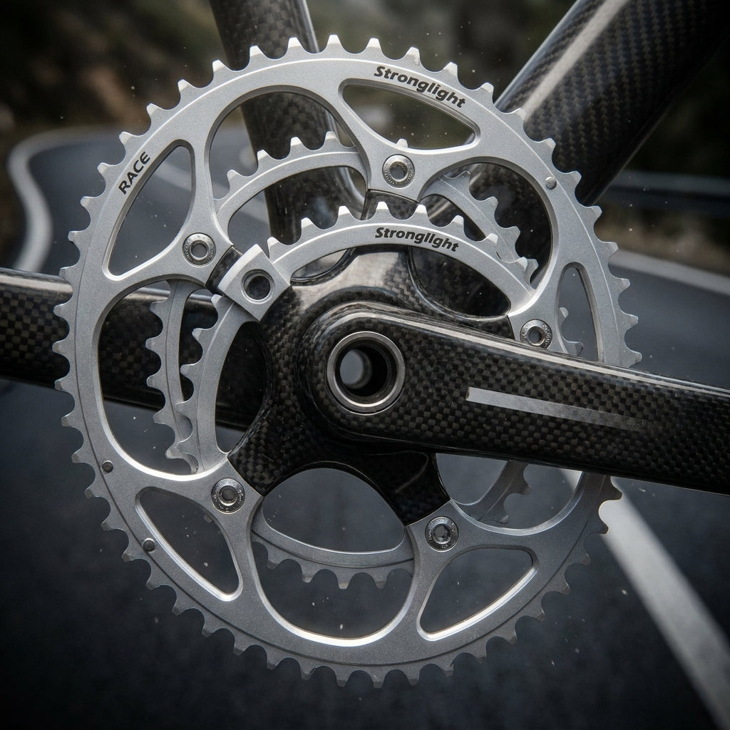 Stronglight RACE Kettenblatt Ø 130 mm 46 Zähne - Ultraleicht 60g Aluminium