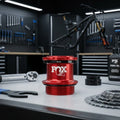 FOX Service Set Assy Bulkhead 1/2 Zoll Schaft, roter 5mm Travel Spacer für präzises Federgabel/Dämpfer Tuning. Fahrradteile.