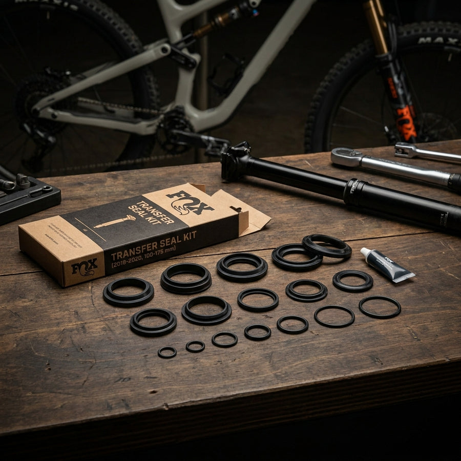 FOX Seal Kit für Transfer Sattelstütze 2018-2020. Original Rebuild-Set für geschmeidige MTB-Performance und zuverlässige Wartung.