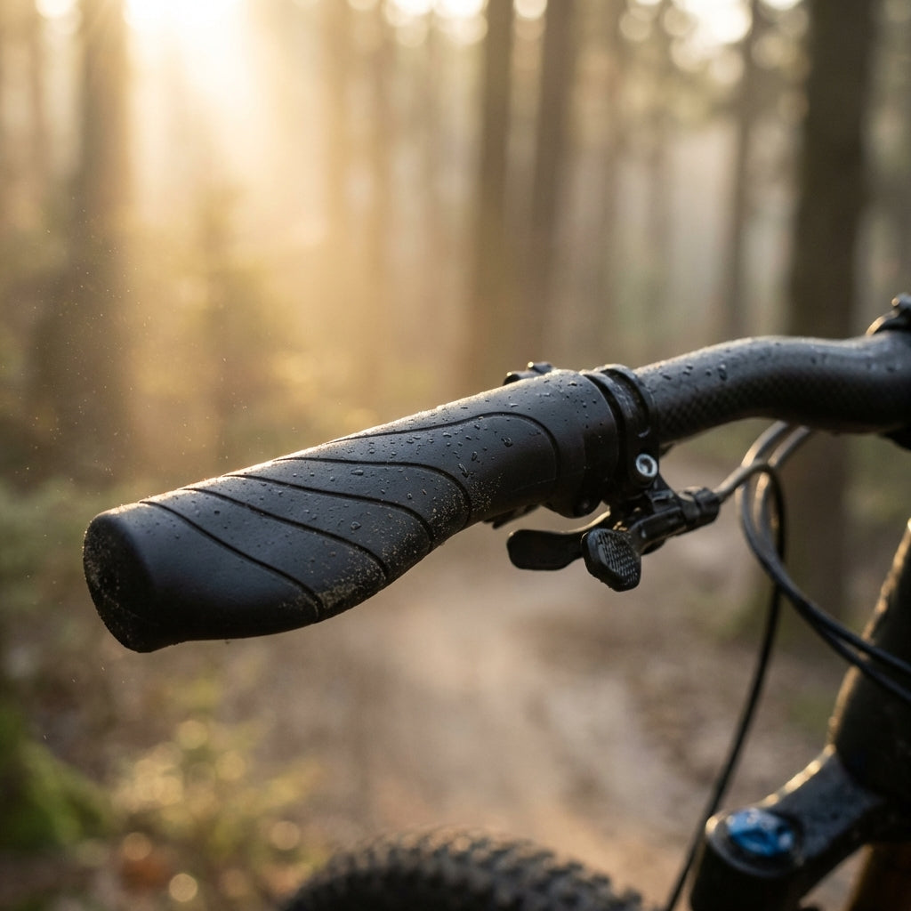 Mtb-atb-griffe Kyoto Kraton, 133/133mm, Schwarz, Per Paar