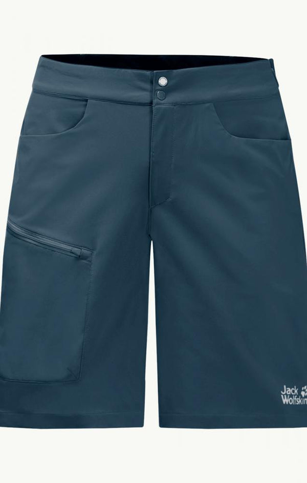 Jack Wolfskin Tourer Shorts M Synthetic Fiber Shorts Dark Sea Größe 52