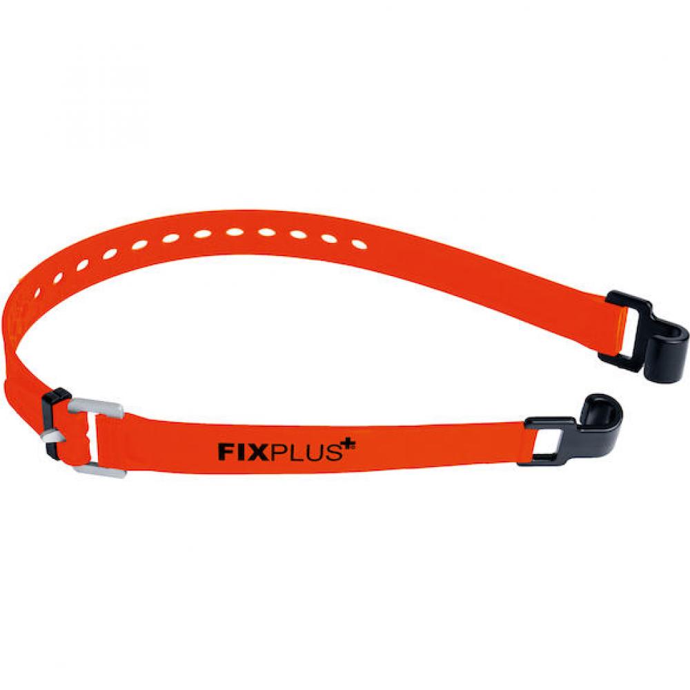 FixPlus Spannband Set Rack Pack 46 46 Orange/schwarz - sichere Gepäckbefestigung am Fahrrad-Gepäckträger
