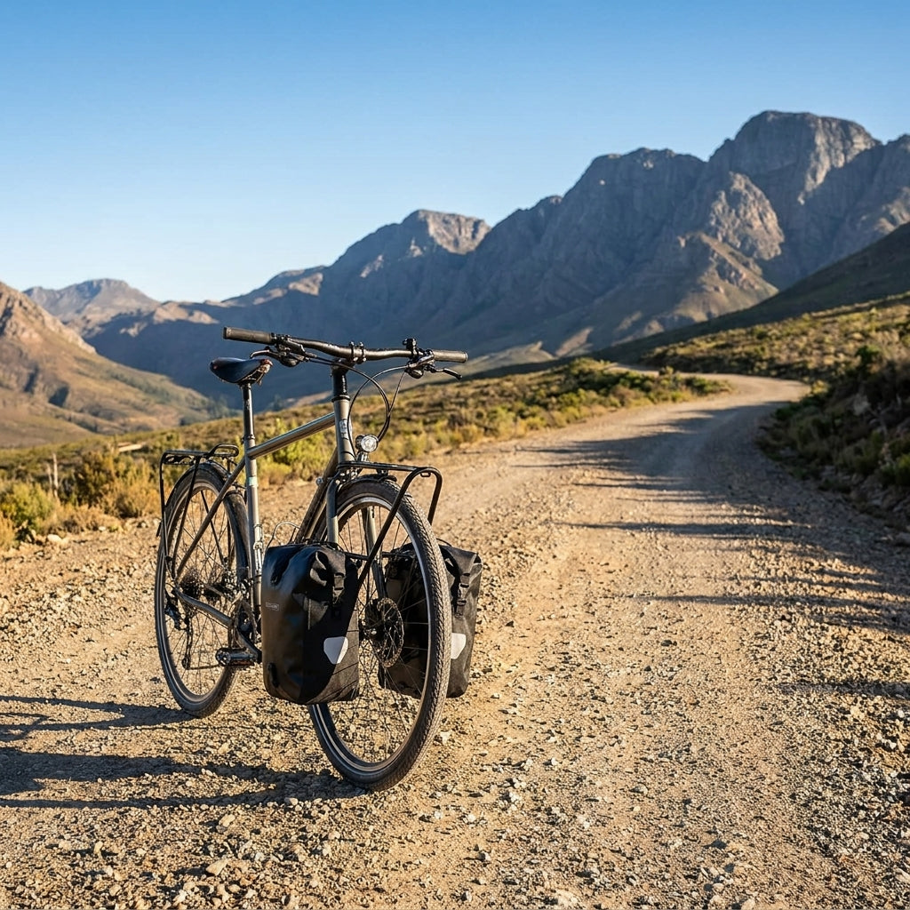 Tubus TARA VR Lowrider Vordergepäckträger schwarz für 26-28 Zoll Fahrräder. Ideal für Bikepacking und anspruchsvolle Touren.