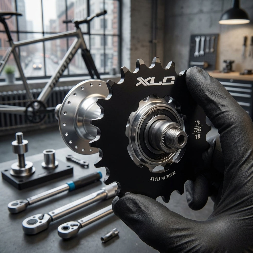 Single Speed Ritzel 1/8",19 Zähne Schwarz