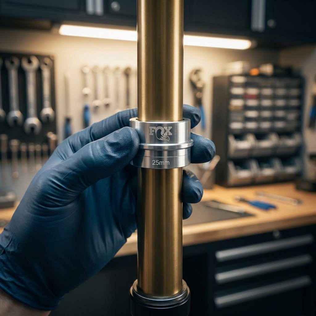FOX Tooling Fork Bushing Install Spacer 25mm Montagewerkzeug für Federgabel Buchsen, präzise und schonend.