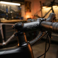 Schwarzer XLC Ahead Vorbau All Ride am Fahrradlenker, mit XLC Logo.