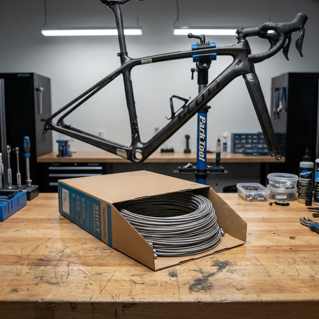 Shimano Schaltinnenzug Edelstahl 1.2x2100mm Box 100 Stück für präzise Schaltung in der Fahrradwerkstatt