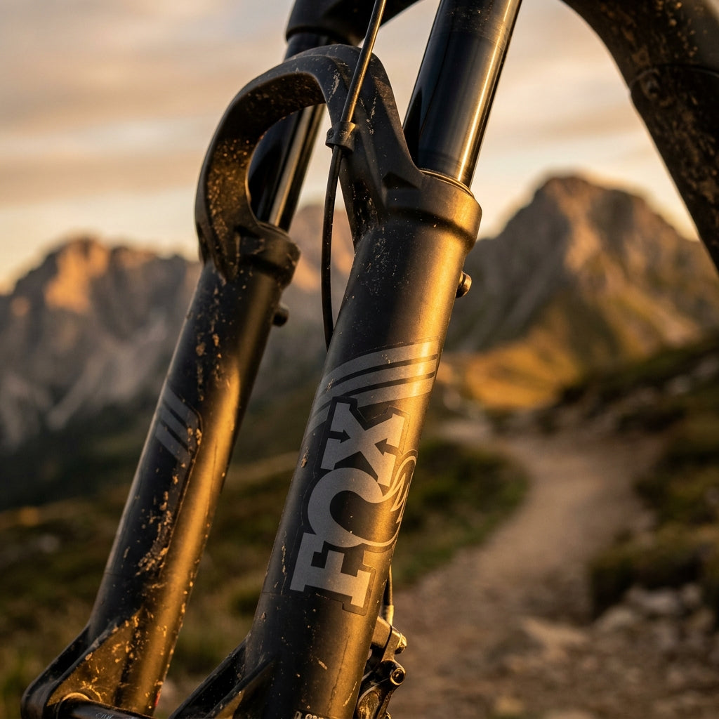 FOX Decal Kit 2021, 36, P-SE, E-Bike+, Matt Black - hochwertiges Gabel-Dekor