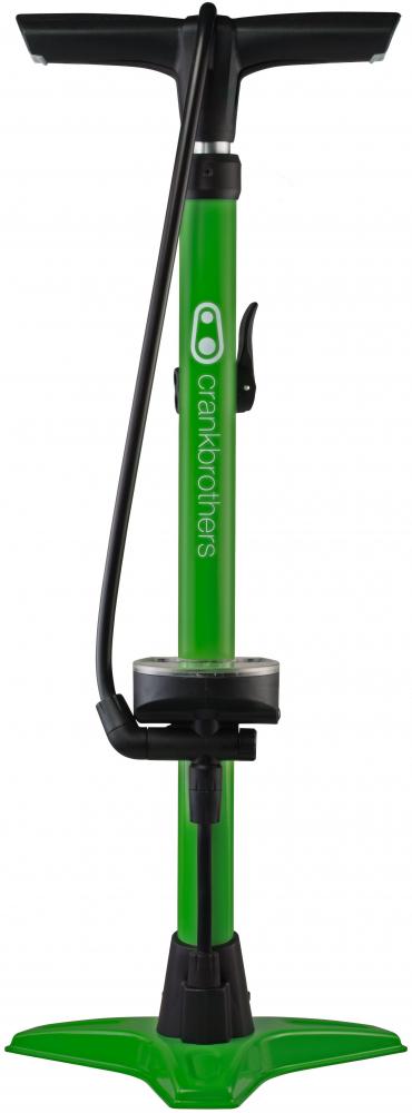Crankbrothers Gem Standpumpe analoges Manometer grün